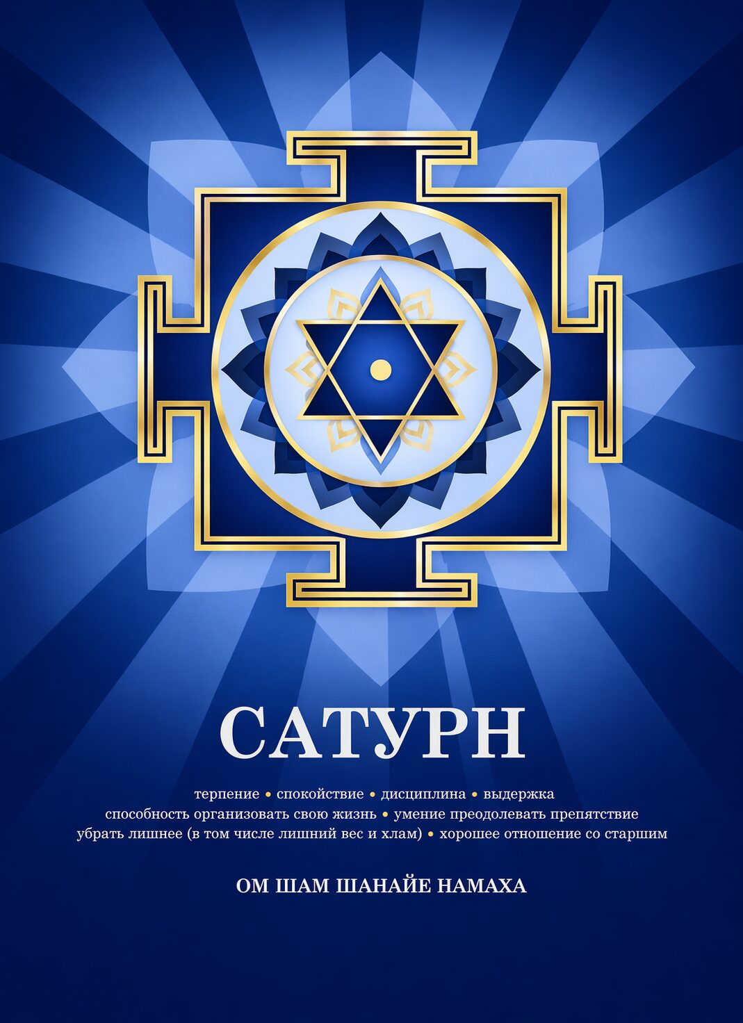 Янтра Сатурна